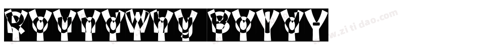 RoundWhy Bold字体转换